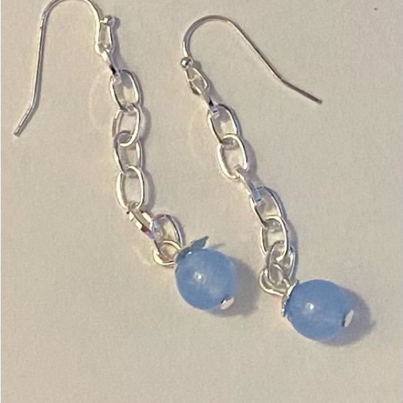 NEW Amazonite crystal earrings - Picture 1 of 1